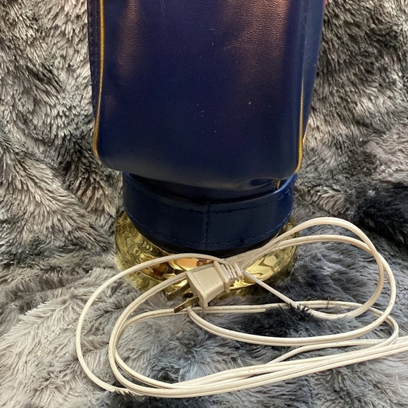 Vintage 1970's Red White Blue Golf Club Bag Table Lamp - Picture 14 of 16